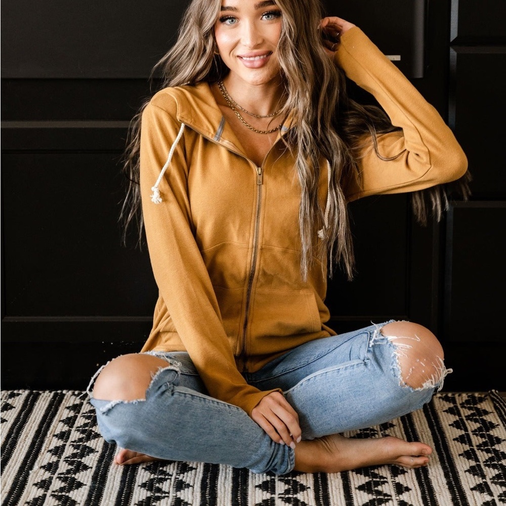Ampersand fullzip sweatshirt
